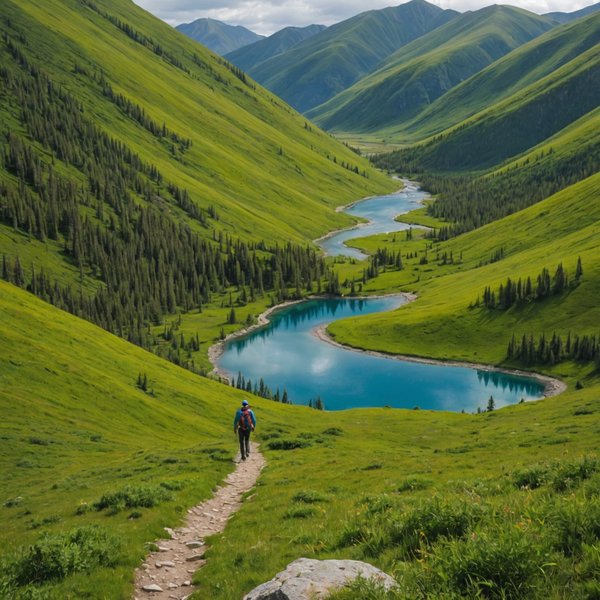 Quels sont les meilleurs sentiers pour une randonnée dans les montagnes de l'Altaïr en Mongolie?